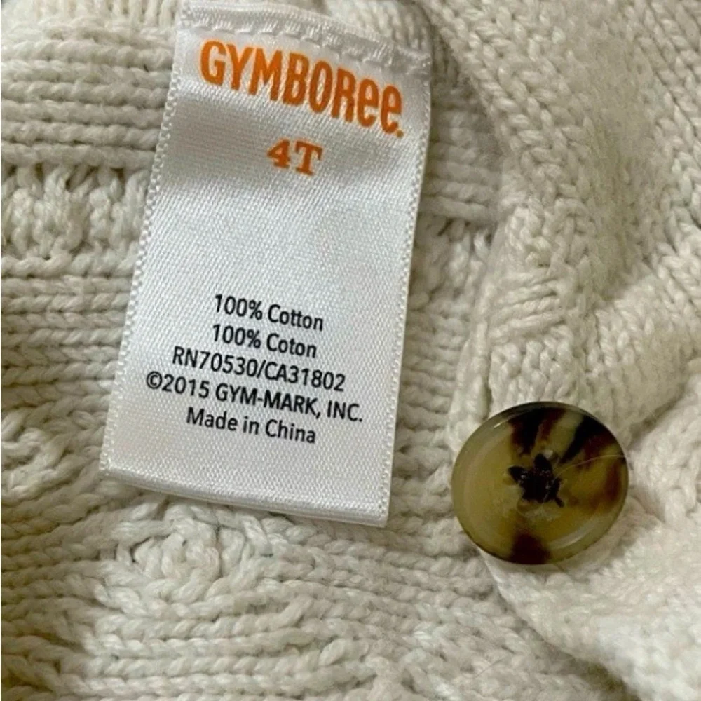 Gymboree Girl’s 4T Boho Sweater Cape Hoodie Poncho